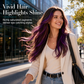 💇‍♀️ Farbige, glatte Clip-in-Haarteile | Schnell anzubringende, glatte Clip-in-Extensions – kein Kleber erforderlich