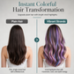 💇‍♀️ Farbige, glatte Clip-in-Haarteile | Schnell anzubringende, glatte Clip-in-Extensions – kein Kleber erforderlich