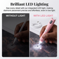 Wiederaufladbarer LED-Diamond-Painting-Stift mit USB-Kabel für DIY-Bastelarbeiten