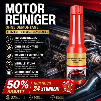 🚗 LIMITIERTER 50% RABATT! Motor-Karbonreiniger ohne Ausbau – Tiefenreinigung, reduziert Abgase & steigert Motorleistung