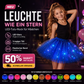 💕 50% RABATT! ✨ Magischer LED-Tutu-Rock – Leuchtend, leicht & verspiel – Ideal für Partys, Festivals & besondere Anlässe 🌸